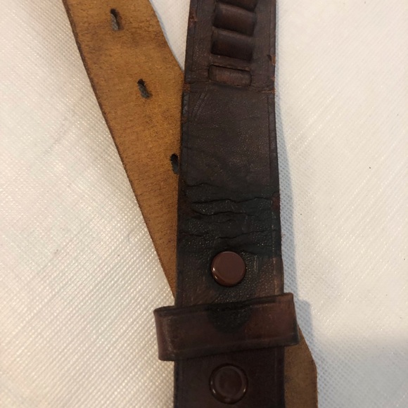 Vintage Weathered Women’s Hunting Belt SZ 32, 30/31 Waist Made in Hong Kong - Picture 12 of 14